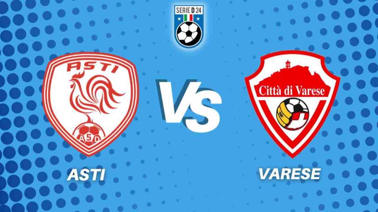 Asti-Varese diretta