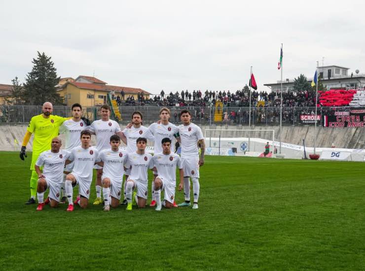 La squadra del Lanciano / Credit: Marco Zac/ Pagina Facebook Lanciano FC 